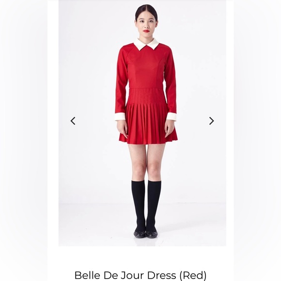 L'ÉCOLE DES FEMMES Dresses & Skirts - L'ÉCOLE DES FEMMES Belle De Jour Dress Red Size 0 XS